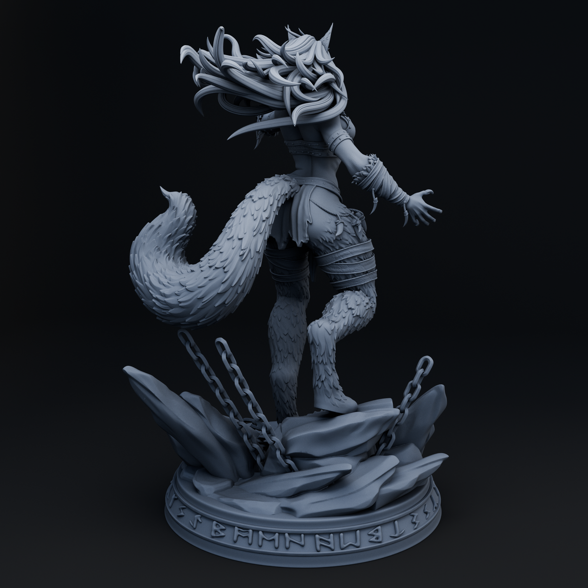 Fenira resin figure