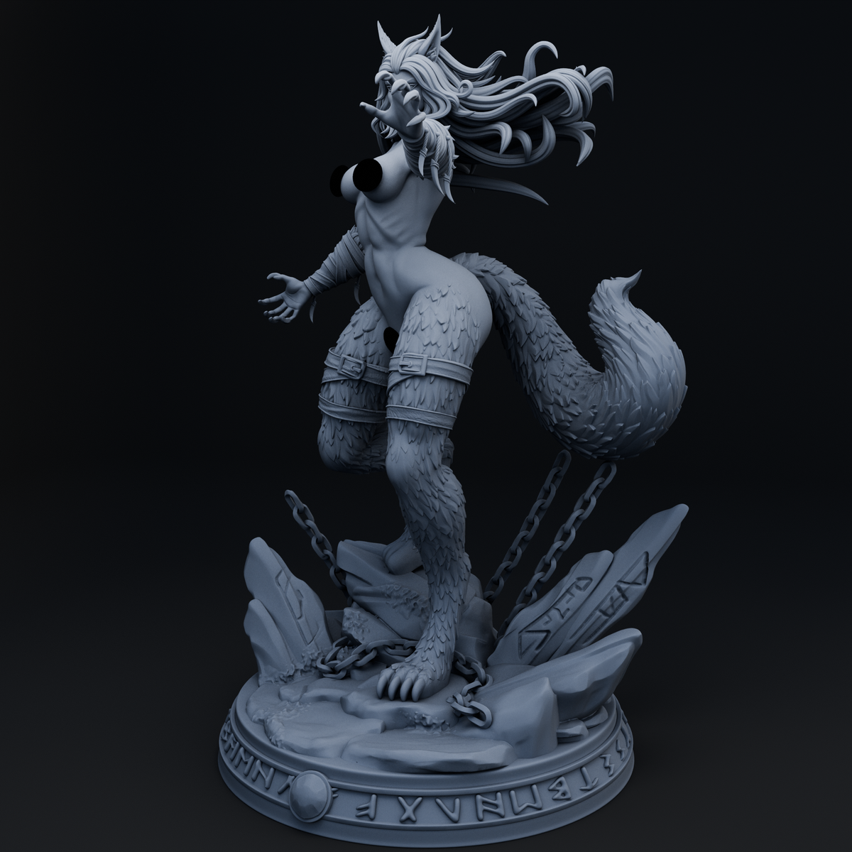 Fenira resin figure