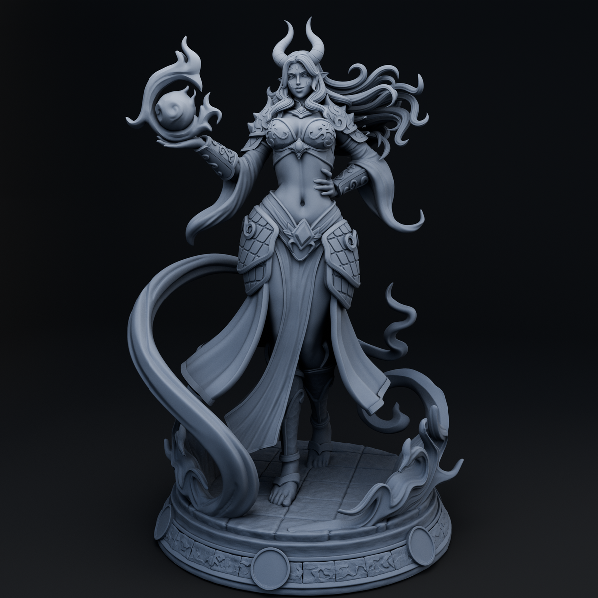 Haeryn resin figure