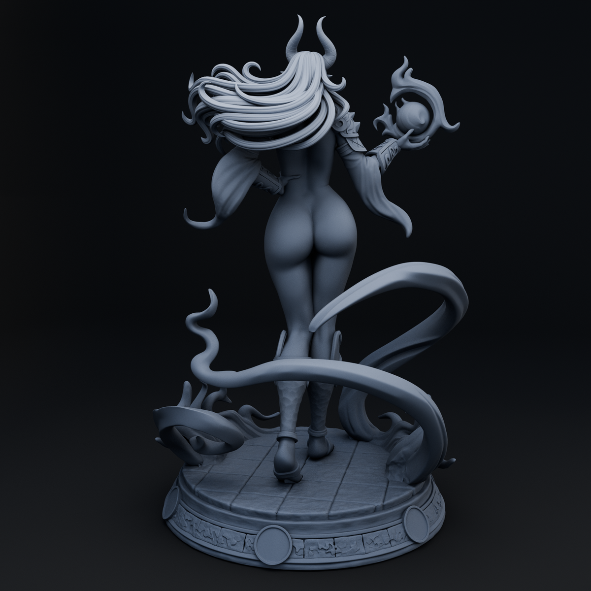 Haeryn resin figure