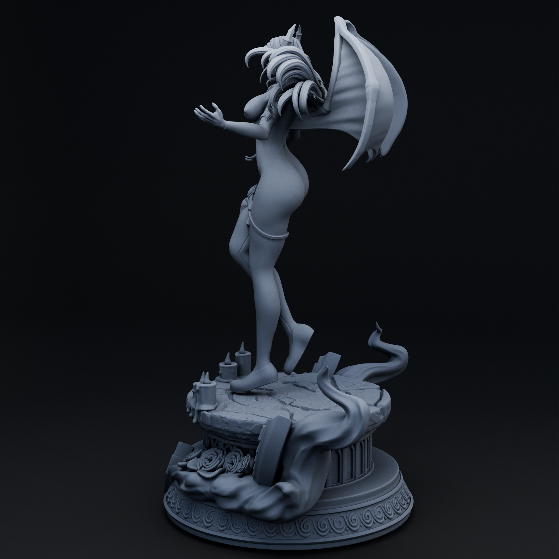 Noctyra resin figure