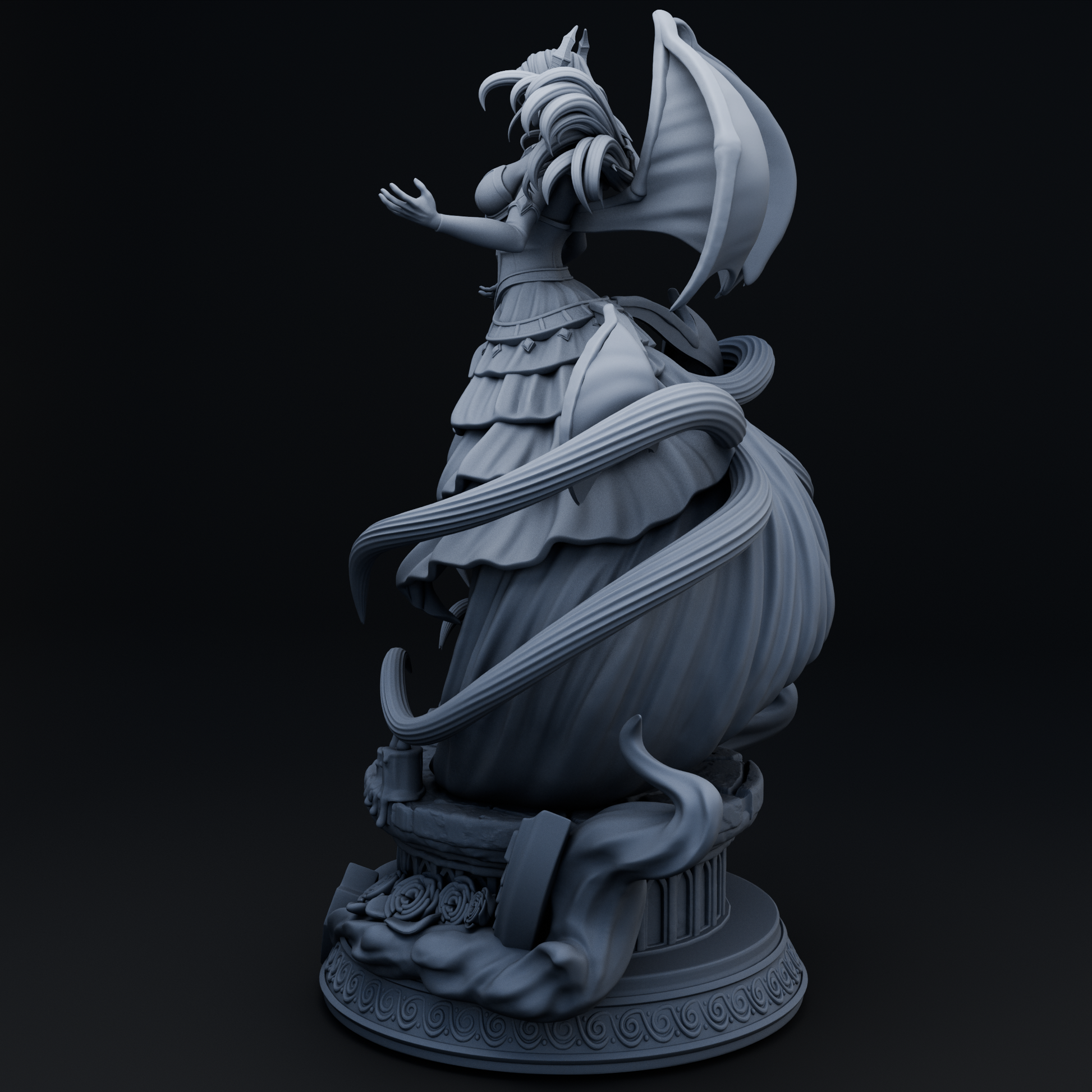 Noctyra resin figure