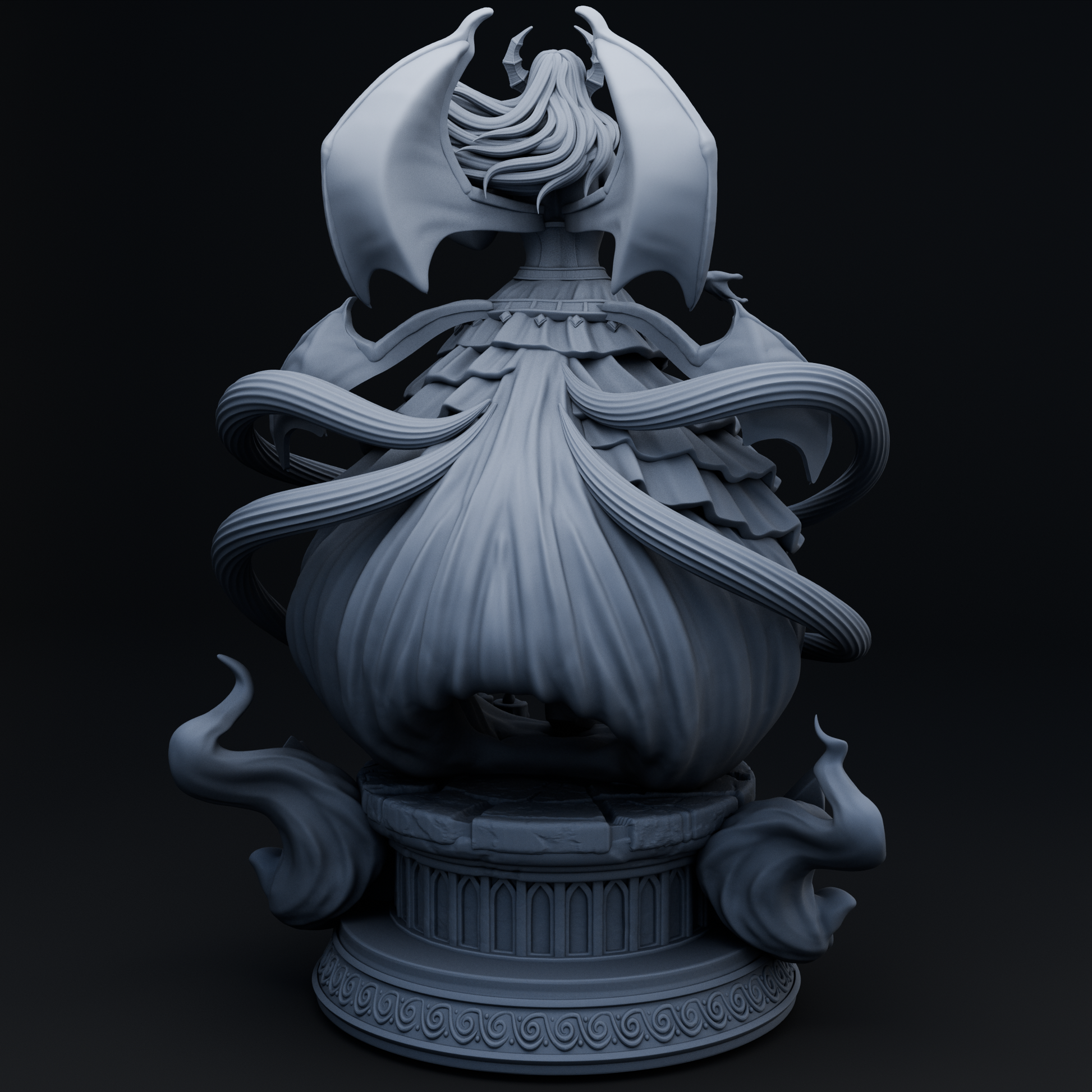 Noctyra resin figure