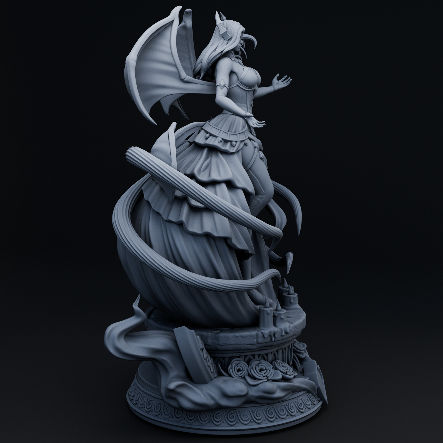 Noctyra resin figure