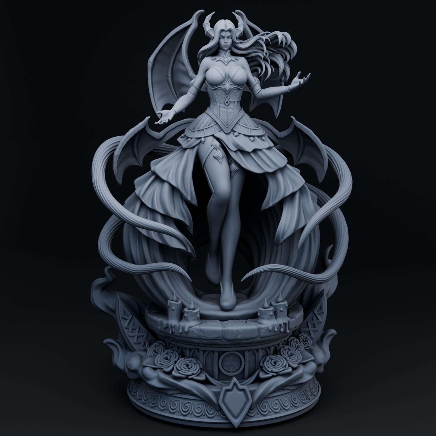 Noctyra resin figure