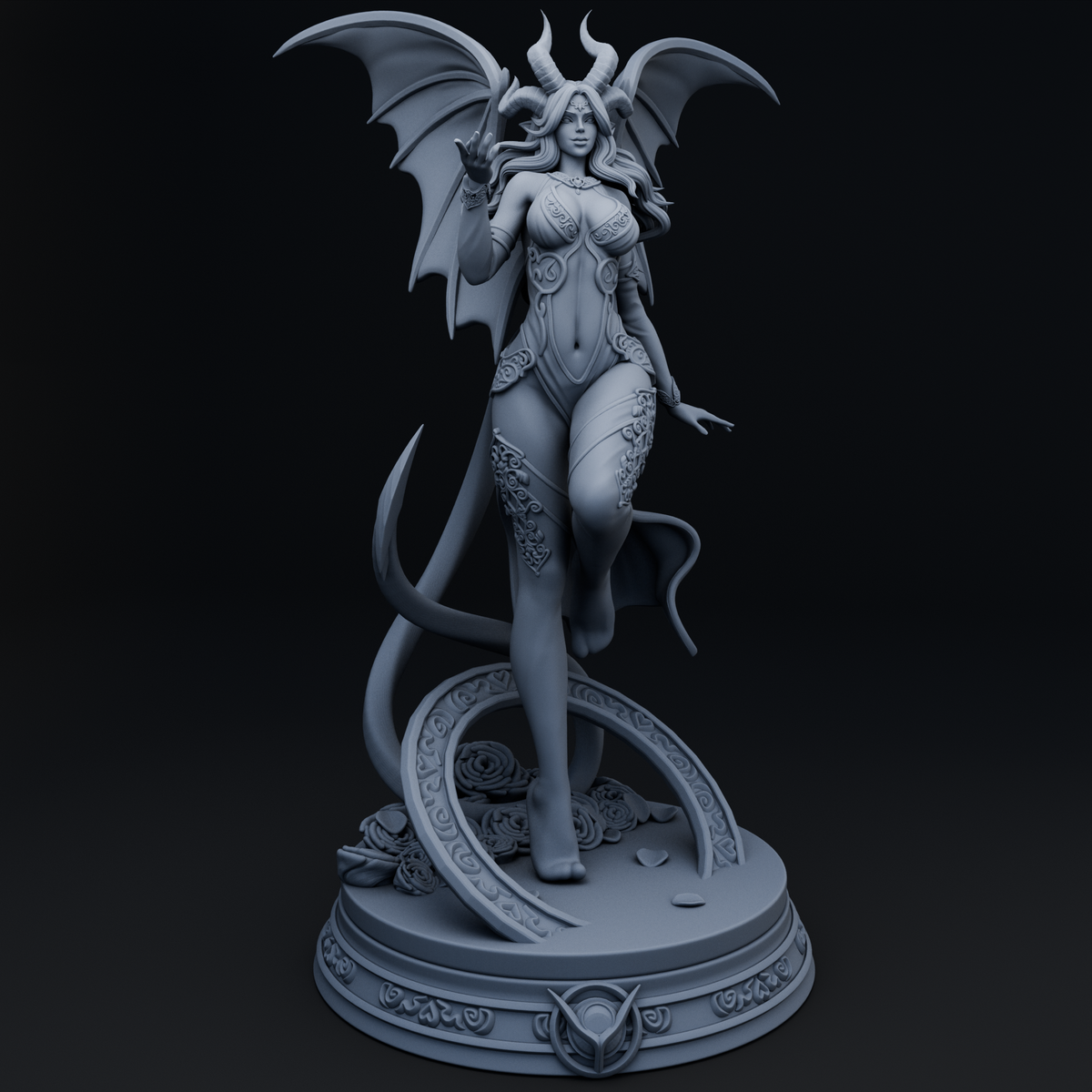 Suxara Awakened, Clothed Mythical Warriors resin figure
