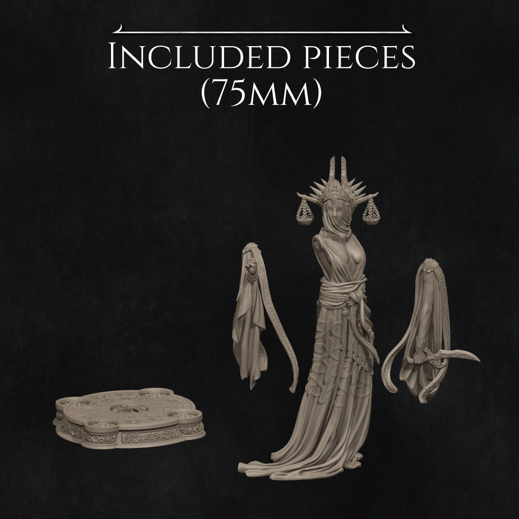 Atropos | 32mm–140mm | 3D Printed Figure | Art Piece | Nerikson | Nerdy Creations