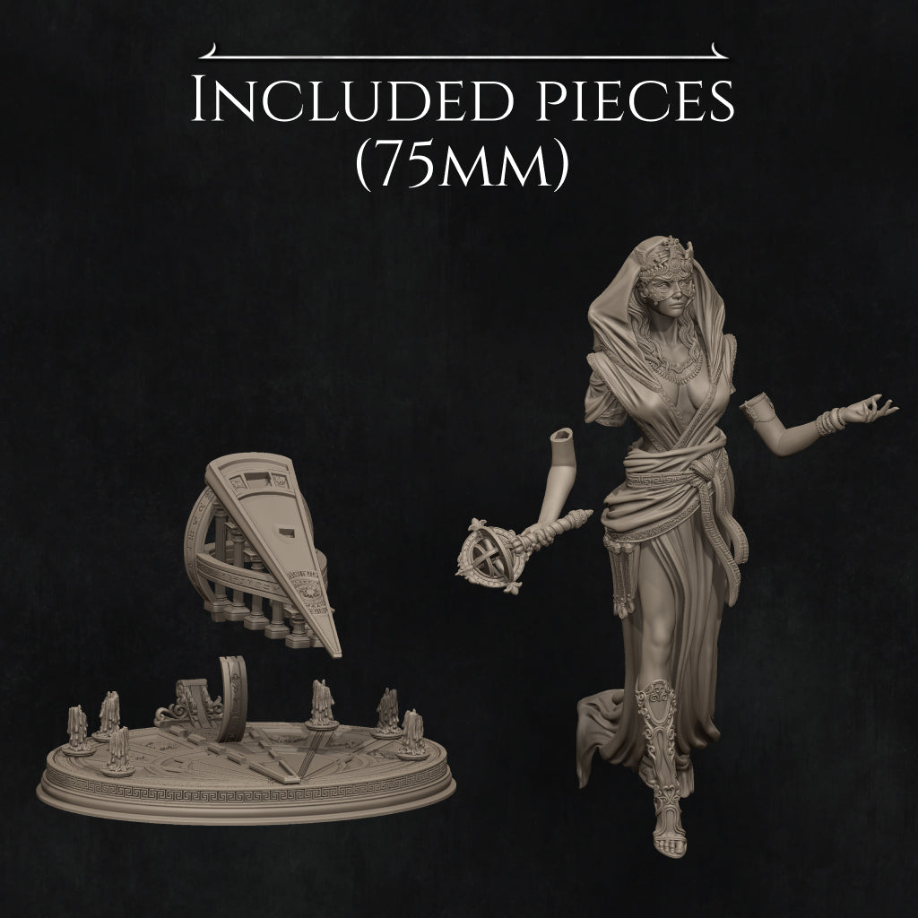 Lakhesis | 32mm–140mm | 3D Printed Figure | Art Piece | Nerikson | Nerdy Creations