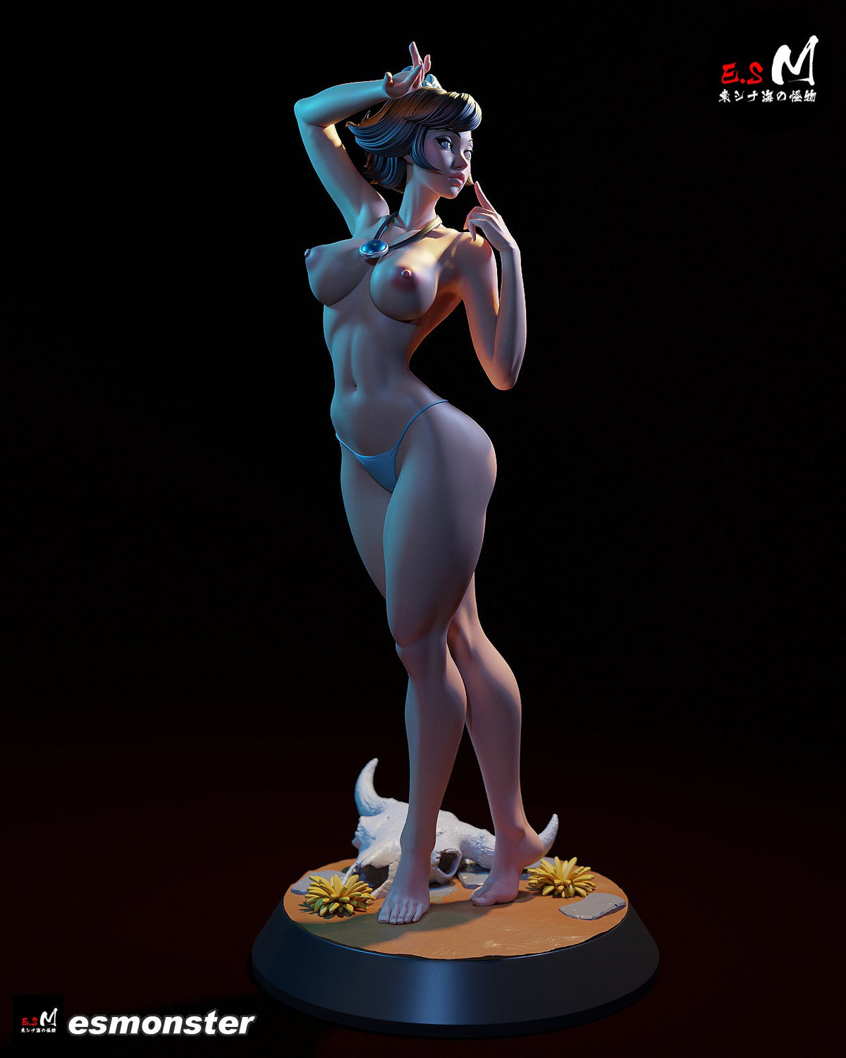 Wilma & Betty Diorama resin figure