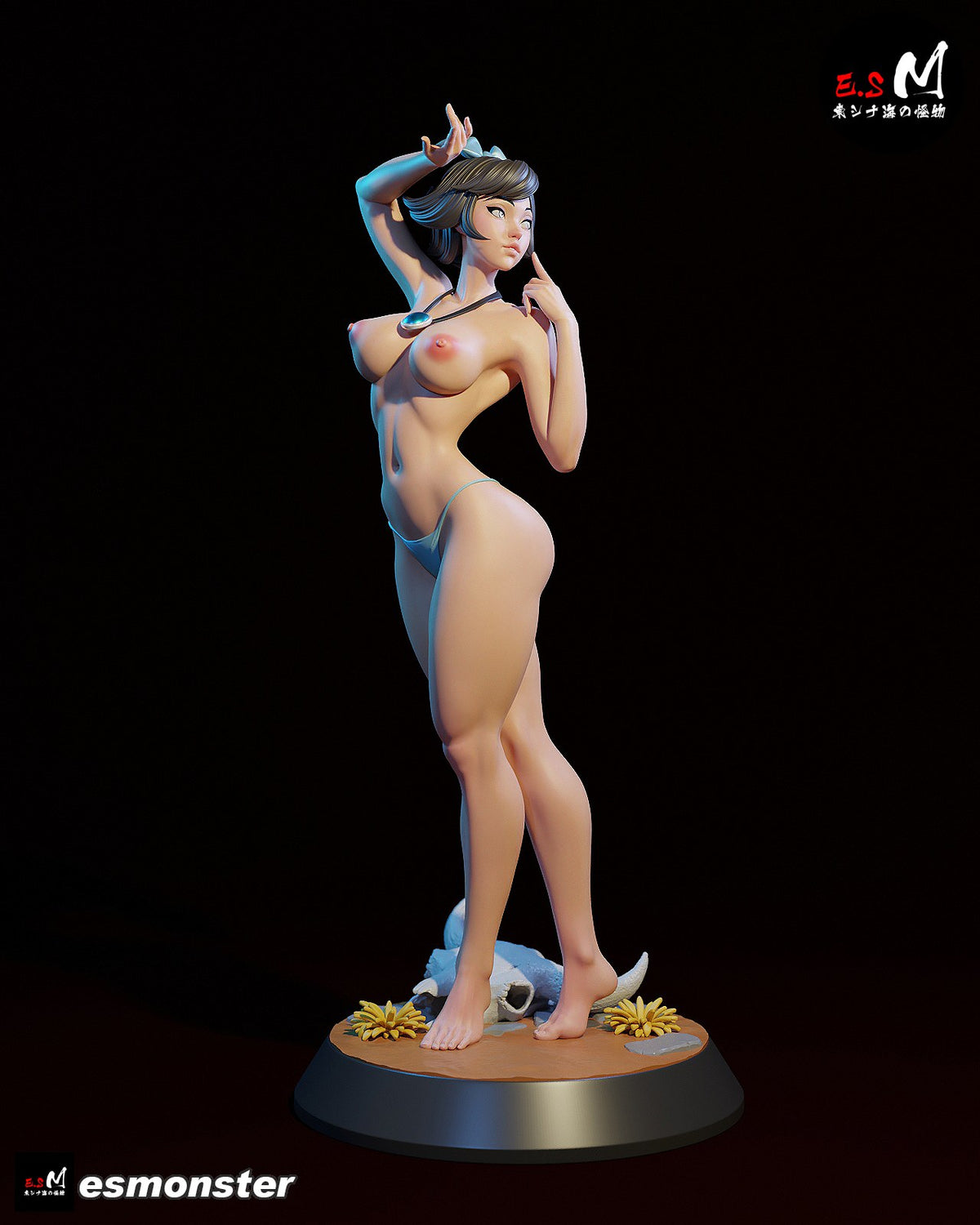 Wilma & Betty Diorama resin figure