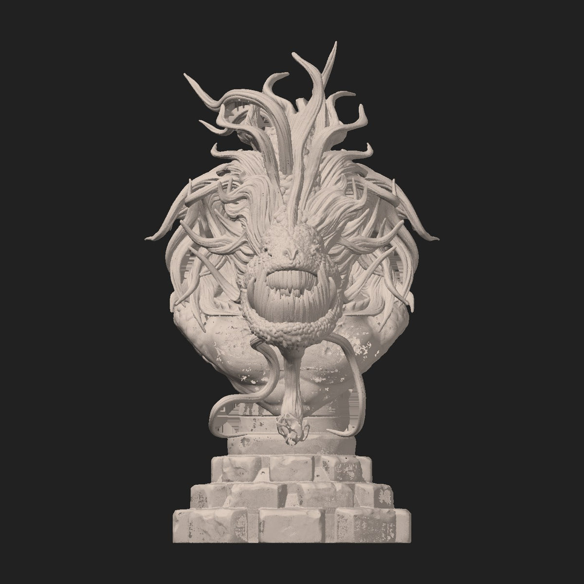 Worm resin figure