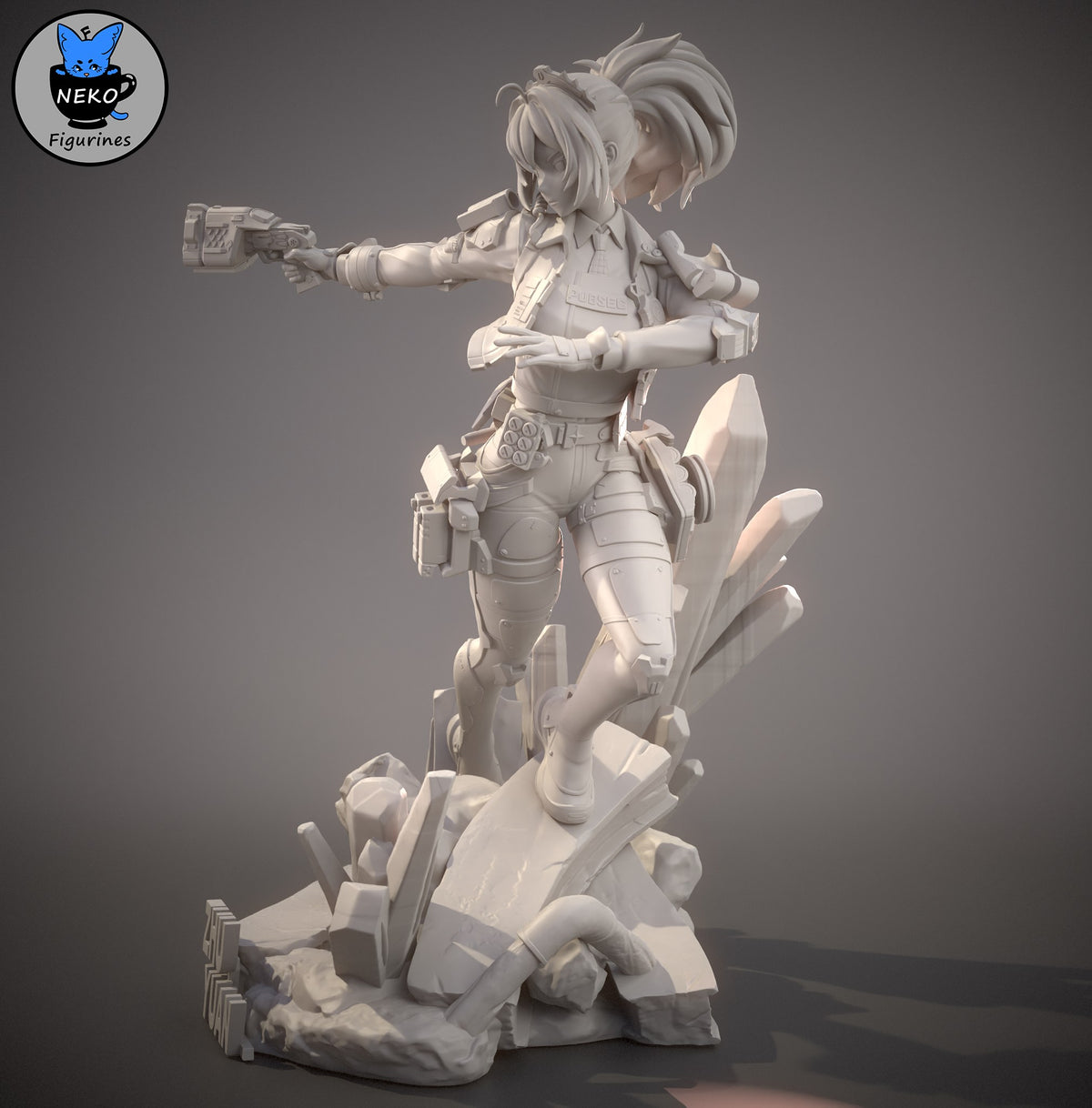 Zhu Yuan resin figure