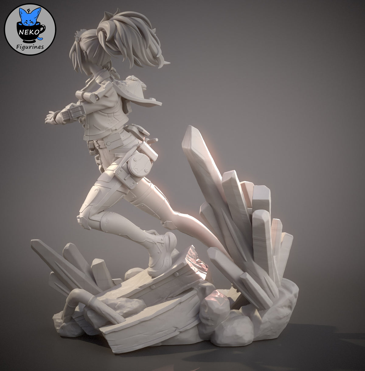 Zhu Yuan resin figure