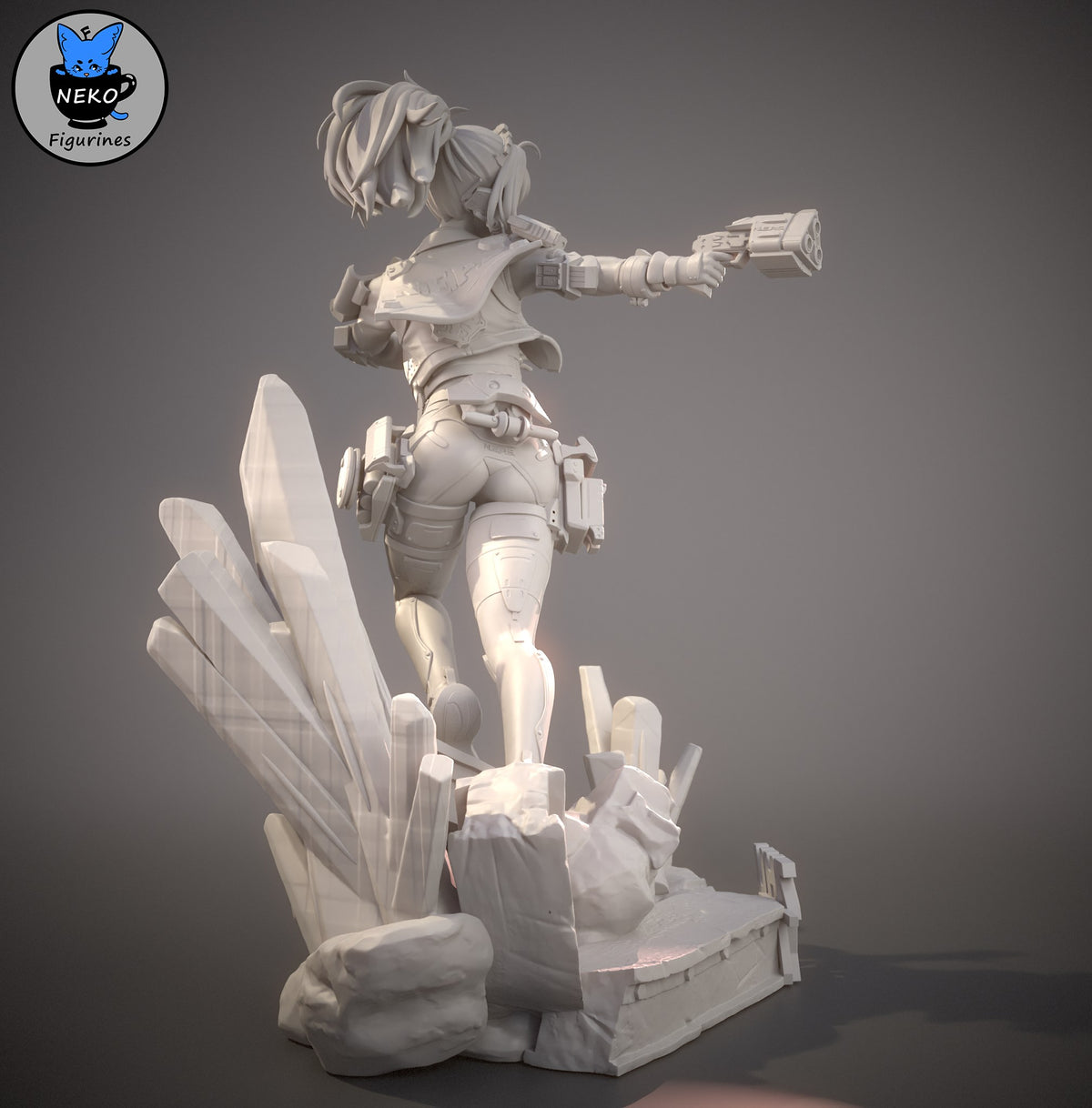 Zhu Yuan resin figure