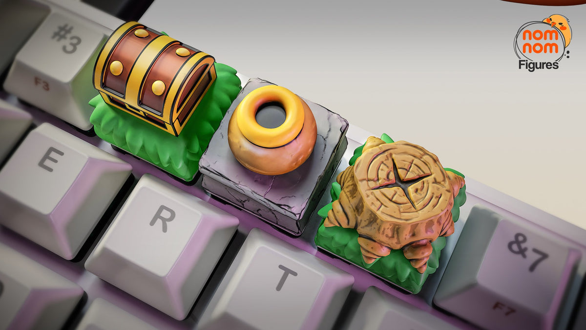 Zelda: A Link to the Past Keycaps resin figure