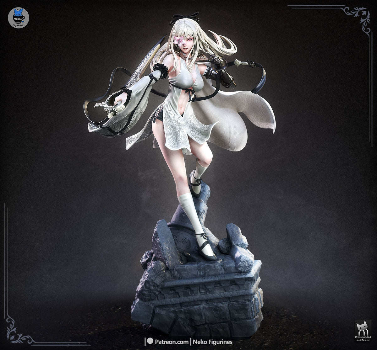 Zero (Drakengard) resin figure