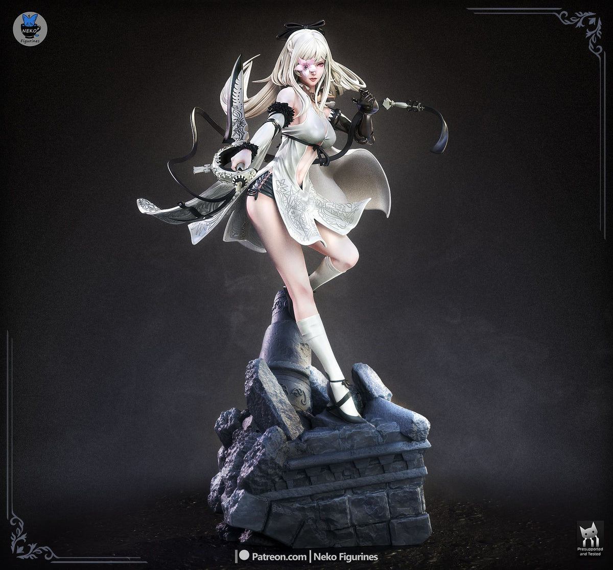 Zero (Drakengard) resin figure