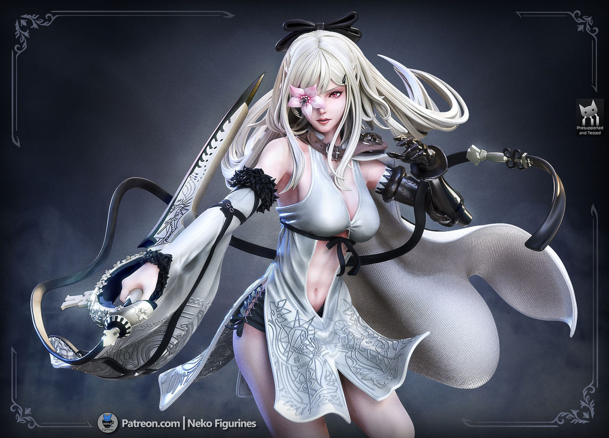 Zero (Drakengard) resin figure