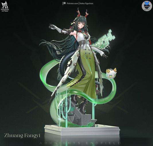 Zhuang Fangyi resin figure