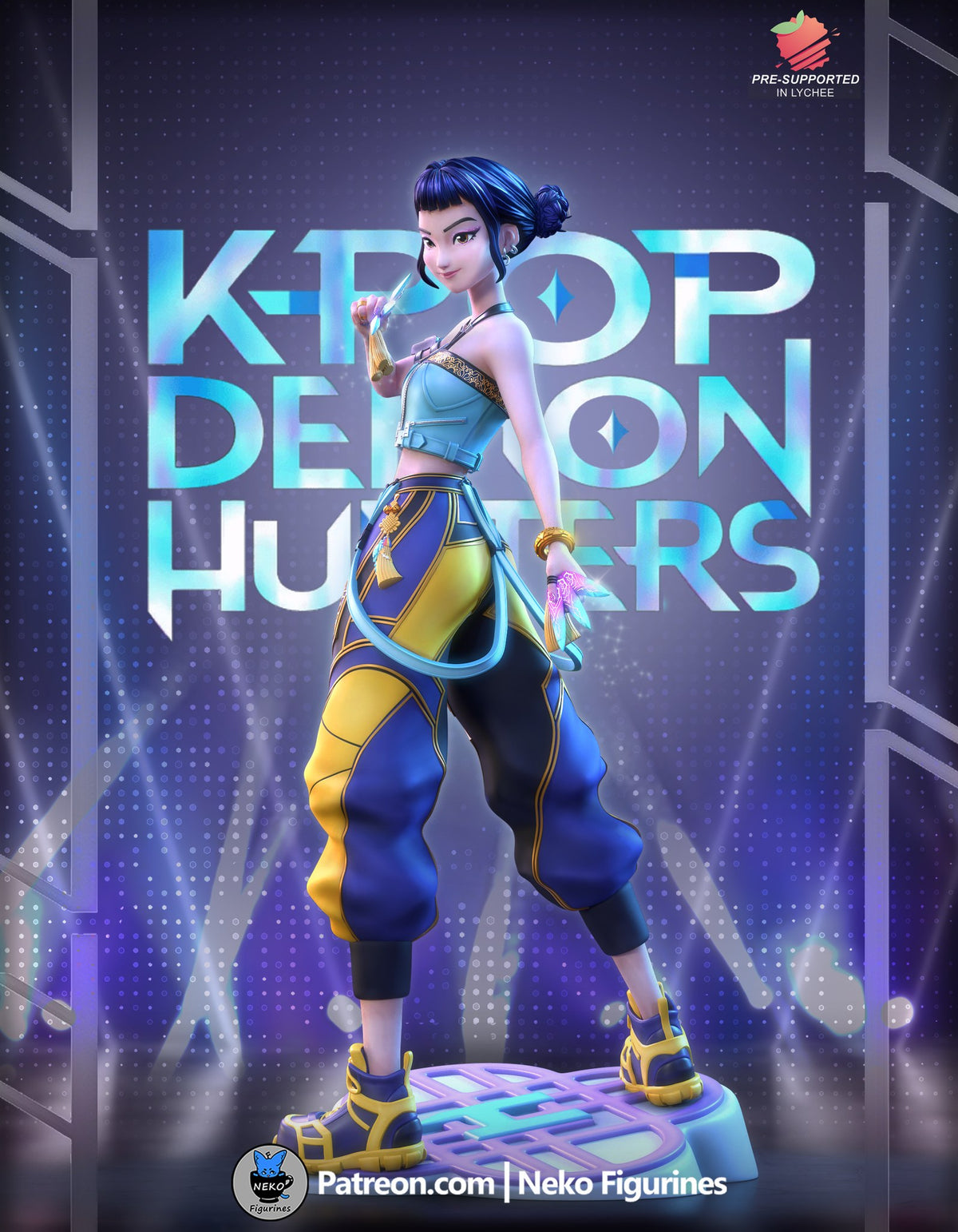 Zoey resin figure
