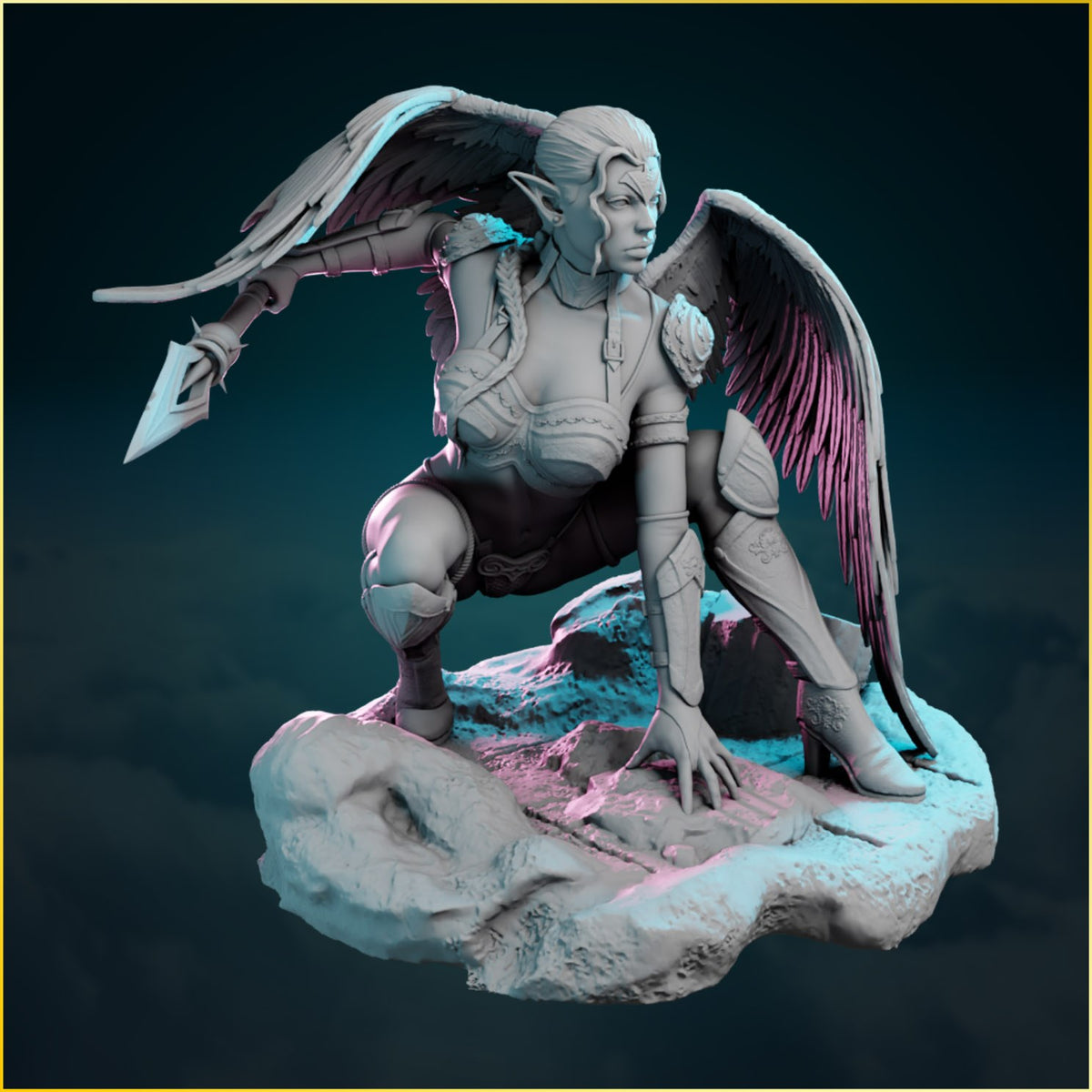 Agoth resin figure