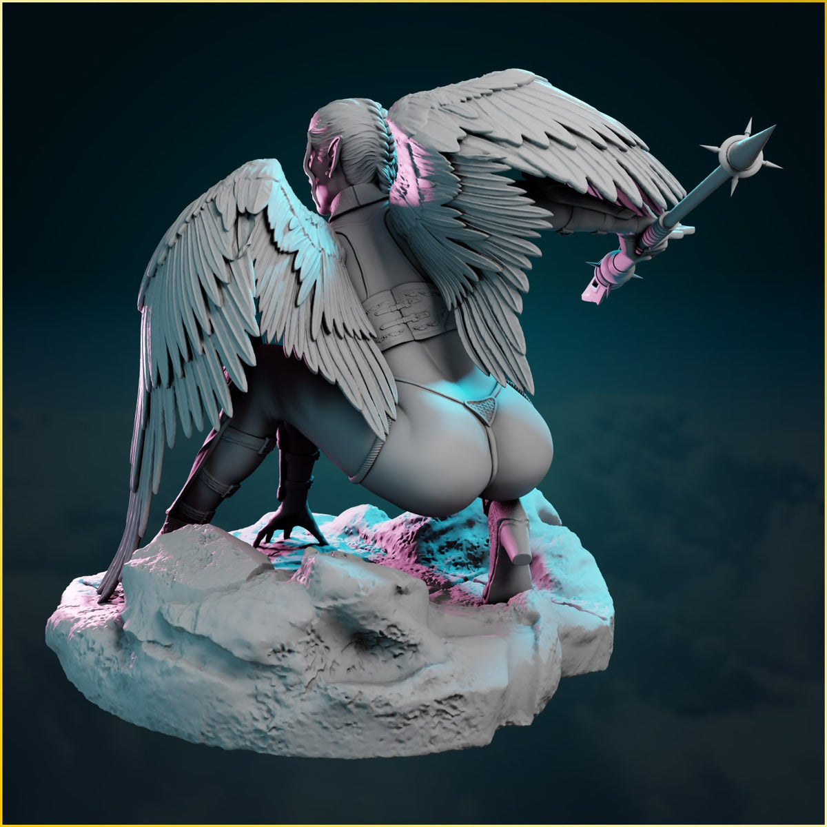 Agoth resin figure