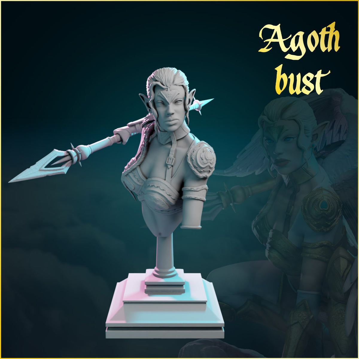 Agoth resin figure