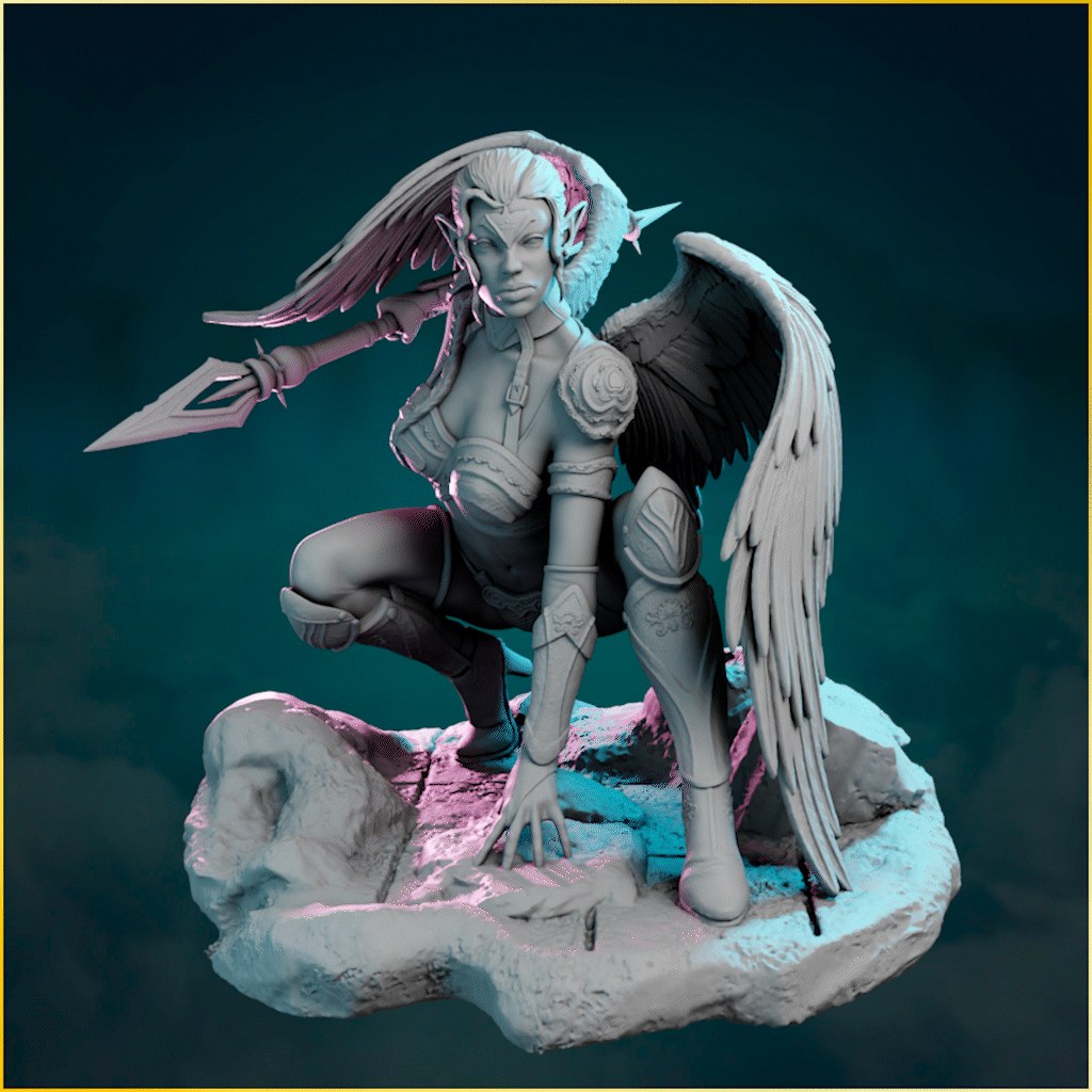 Agoth resin figure