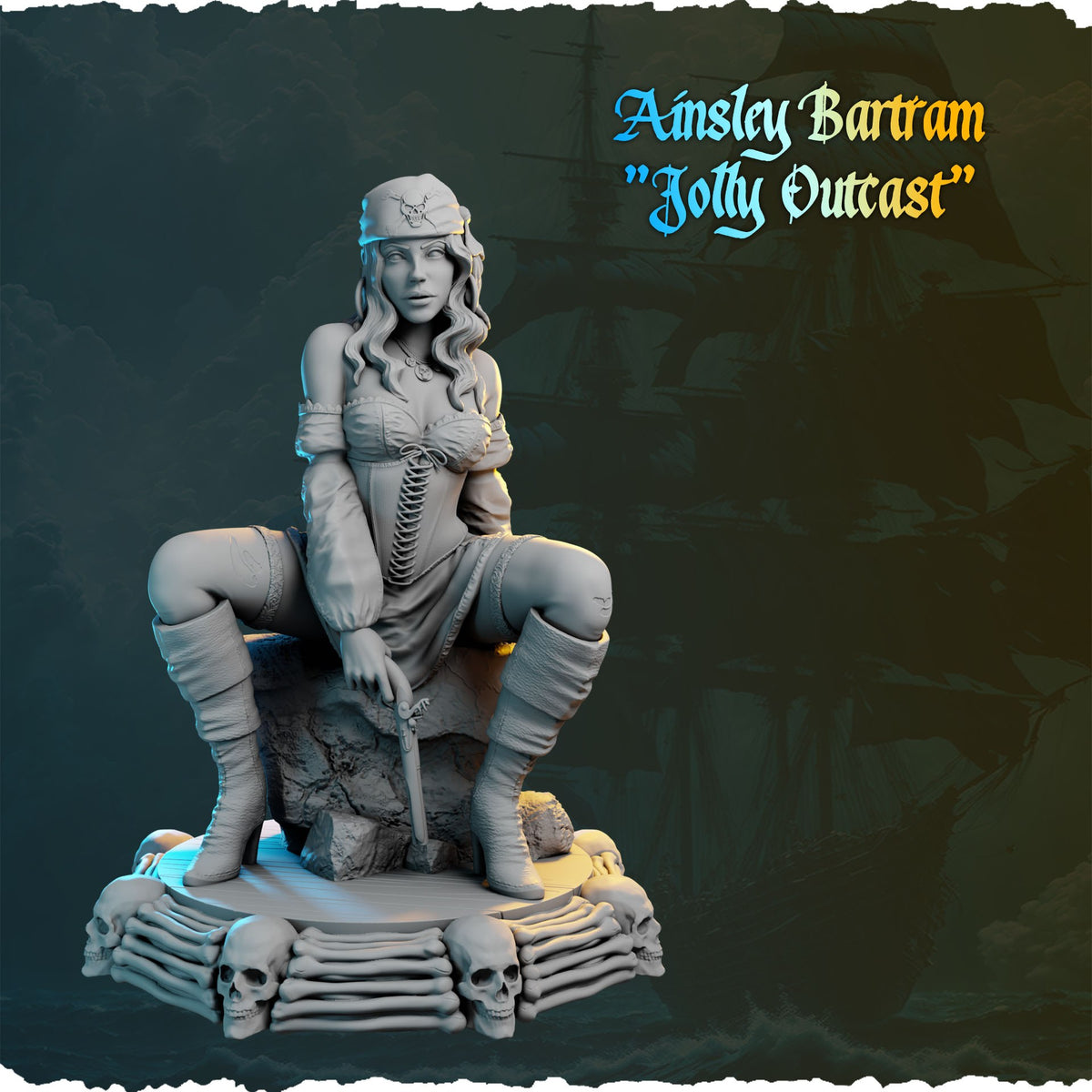 Ainsley Bartram resin figure