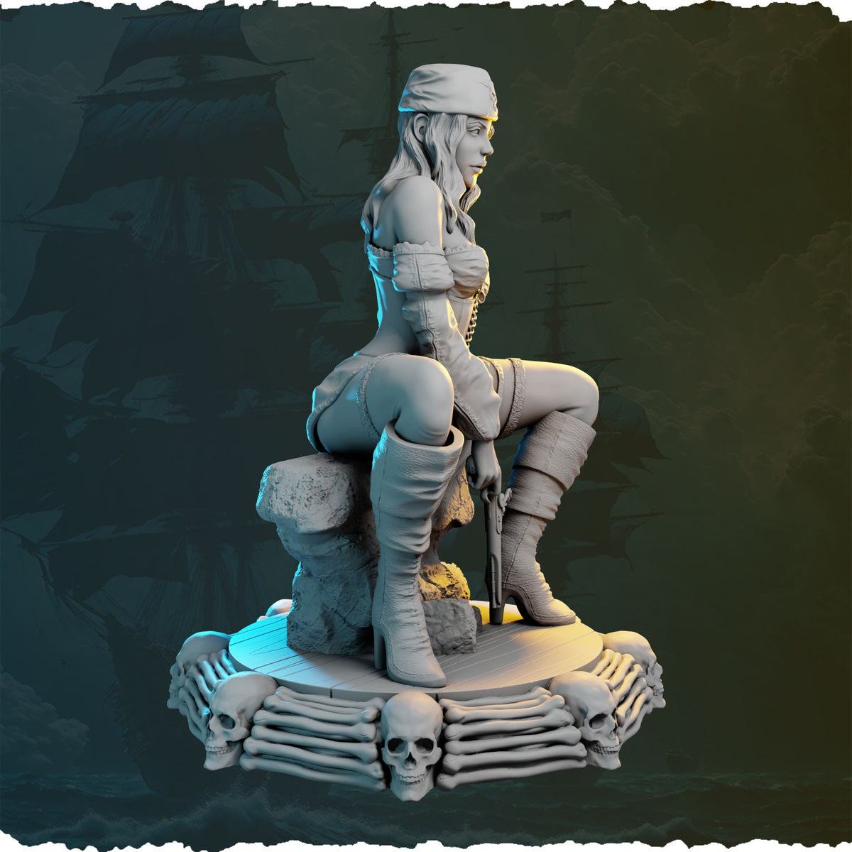 Ainsley Bartram resin figure