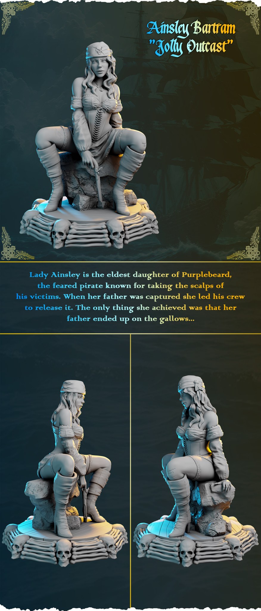 Ainsley Bartram resin figure