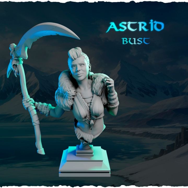Astrid resin figure