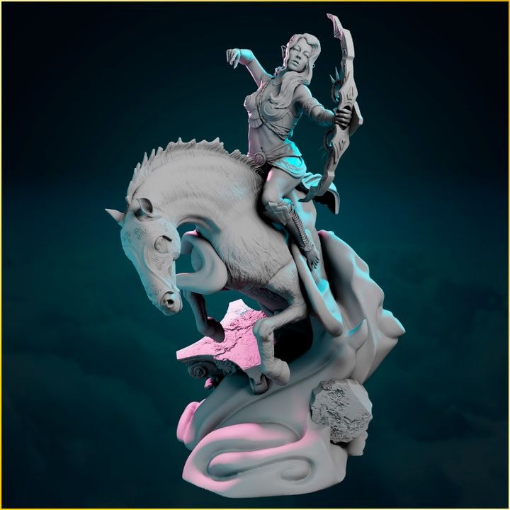 Aura resin figure