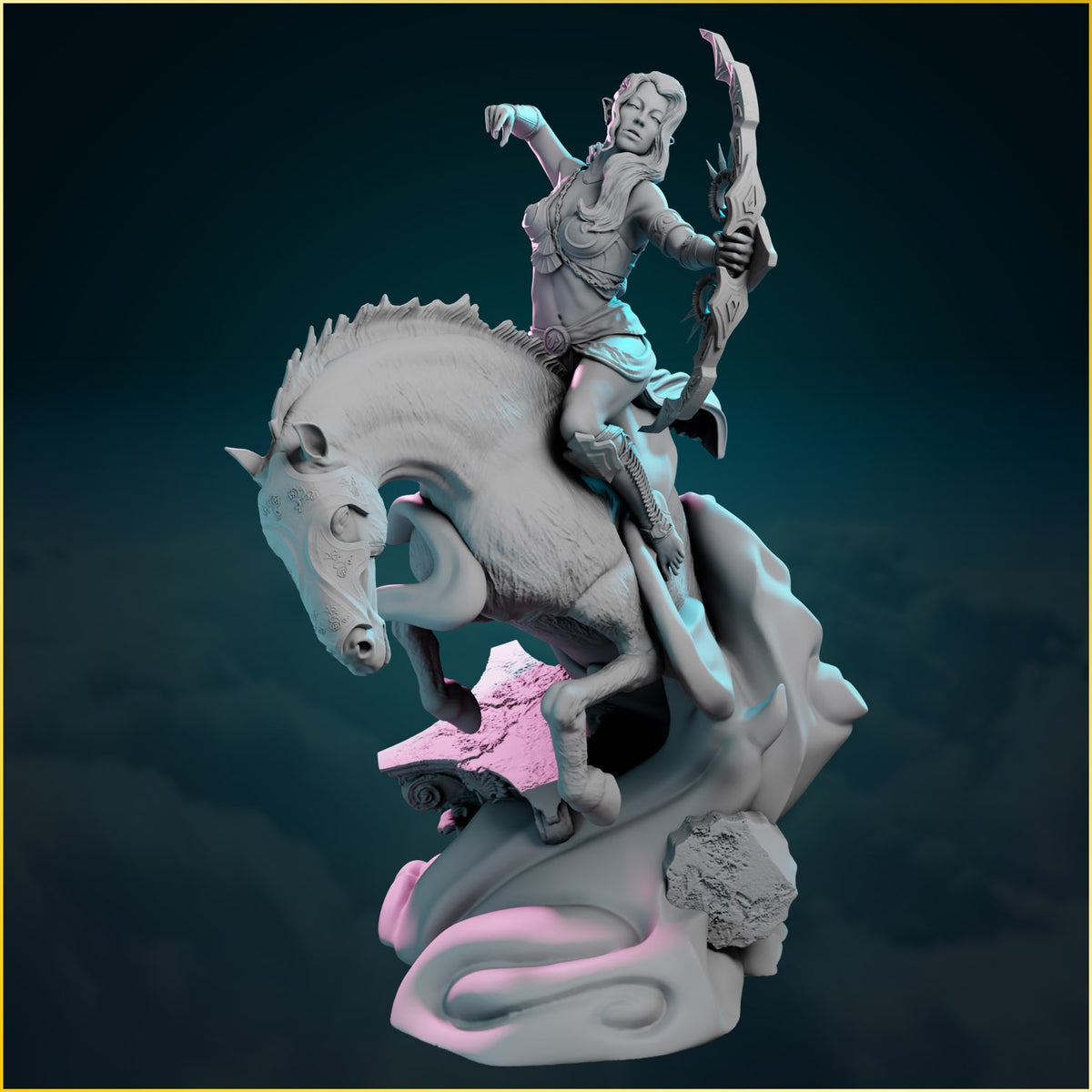 Aura resin figure