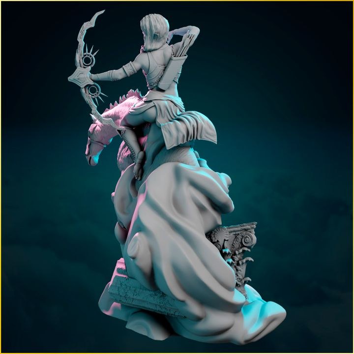 Aura resin figure