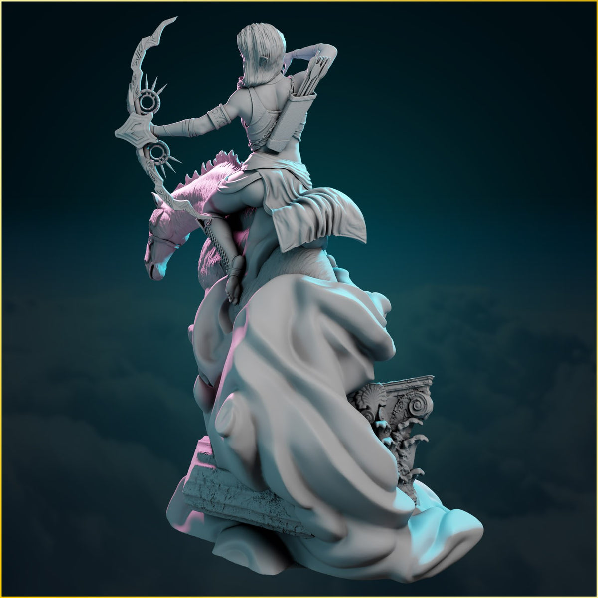 Aura resin figure