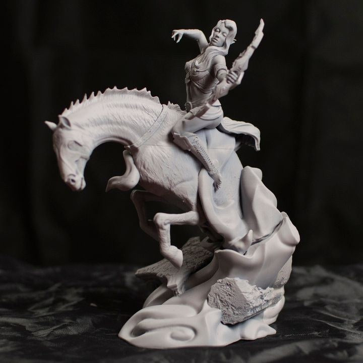 Aura resin figure