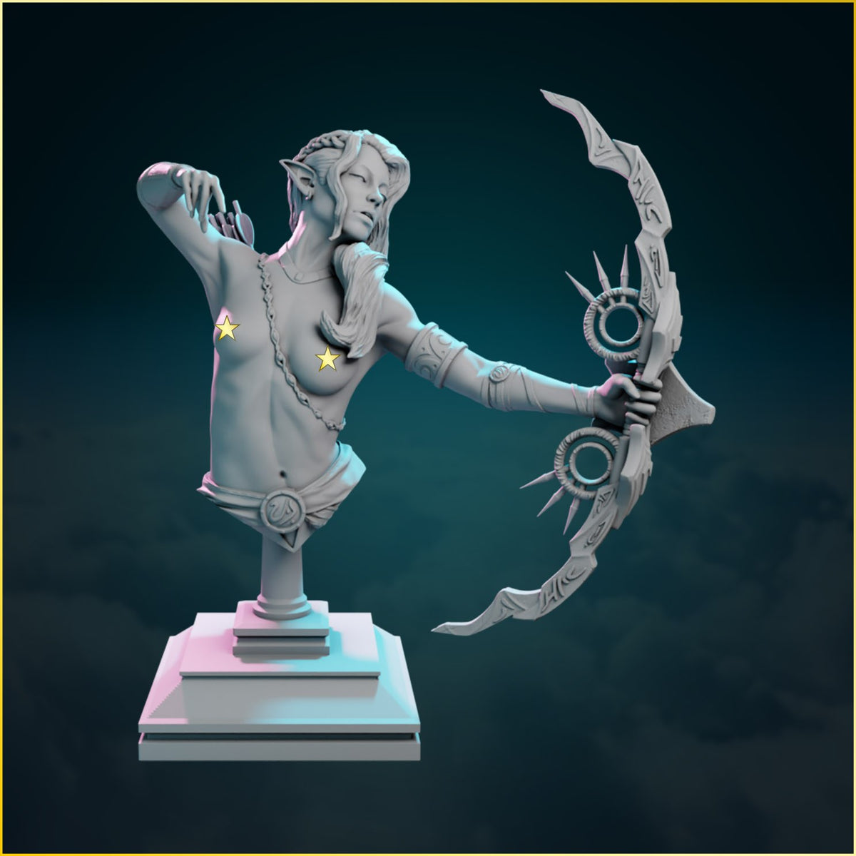 Aura resin figure