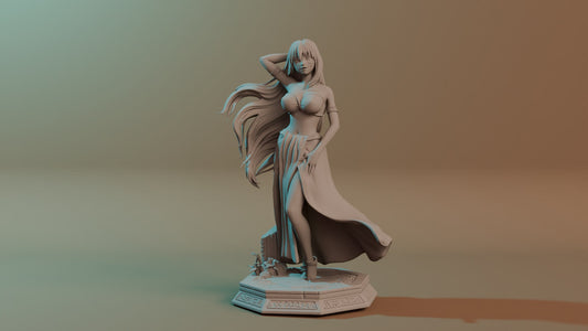 Moonlit Blue resin figure