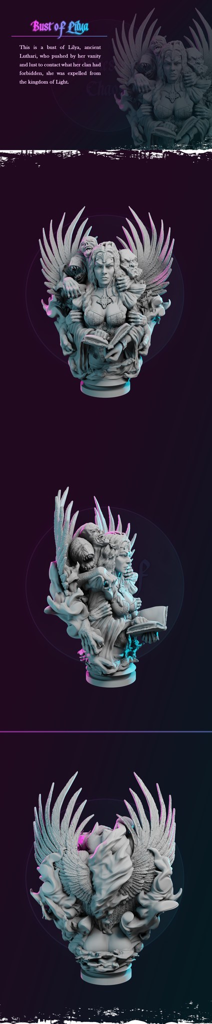 Lilya resin figure