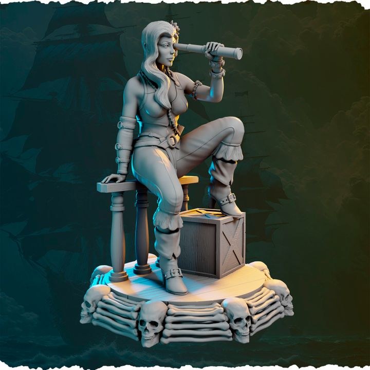 Caroline Merton resin figure