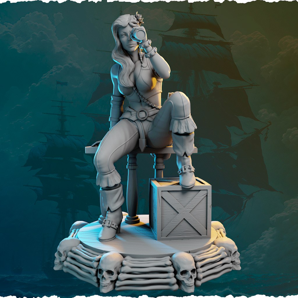 Caroline Merton resin figure