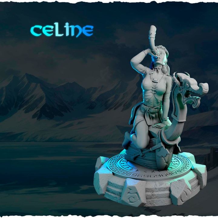 Celine resin figure