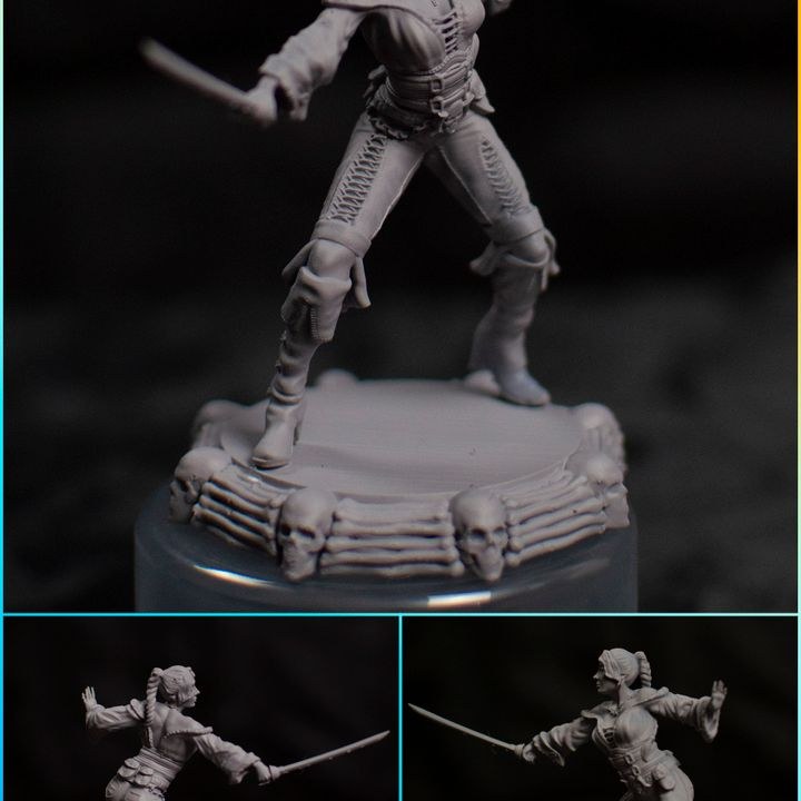 Christine Pinkerton resin figure