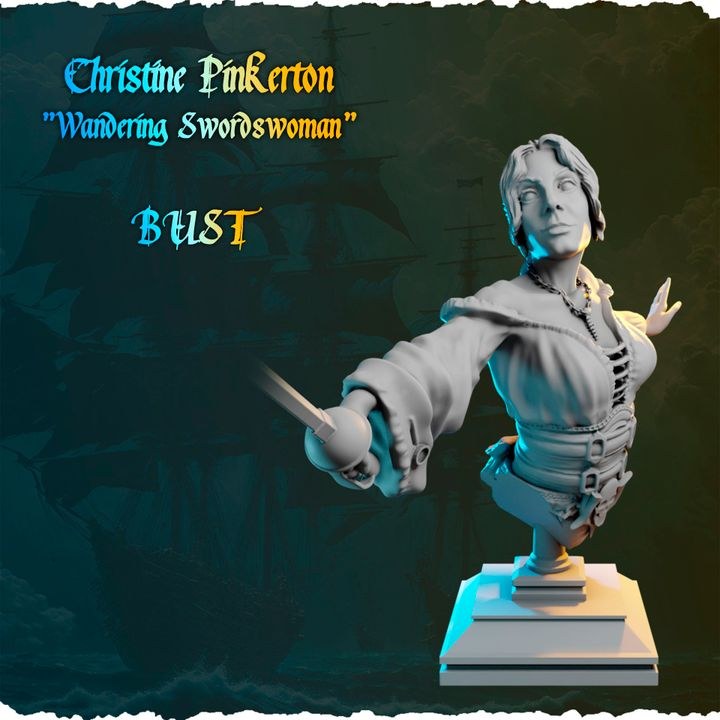 Christine Pinkerton resin figure