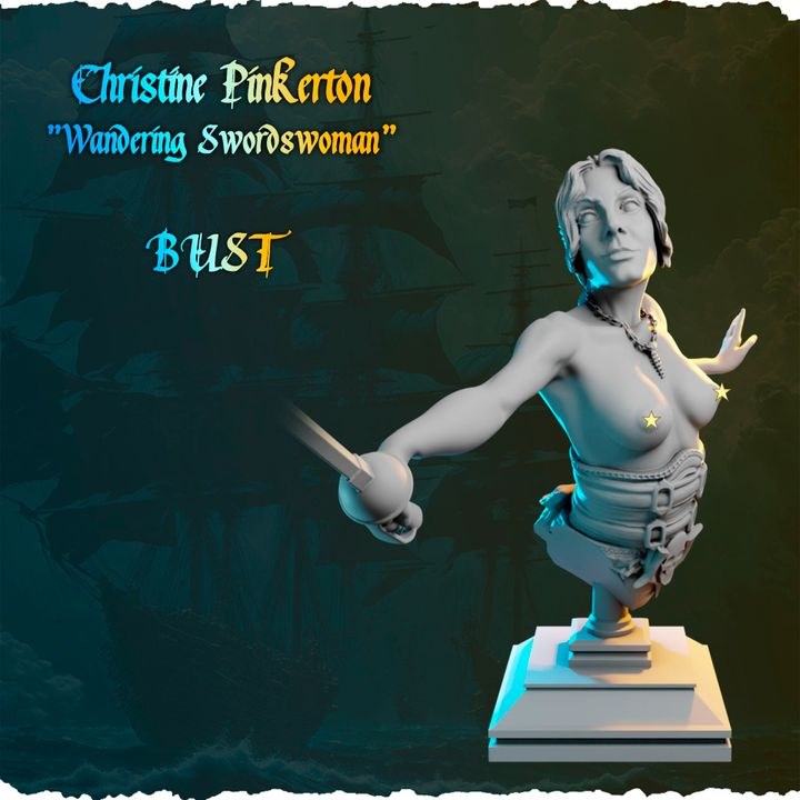 Christine Pinkerton resin figure