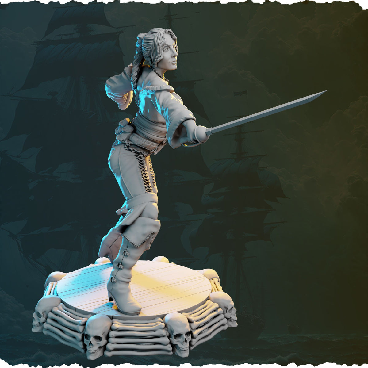 Christine Pinkerton resin figure