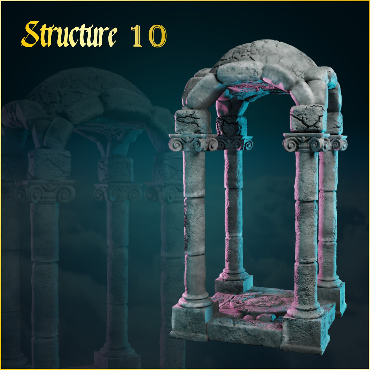 Structure 10 resin figure