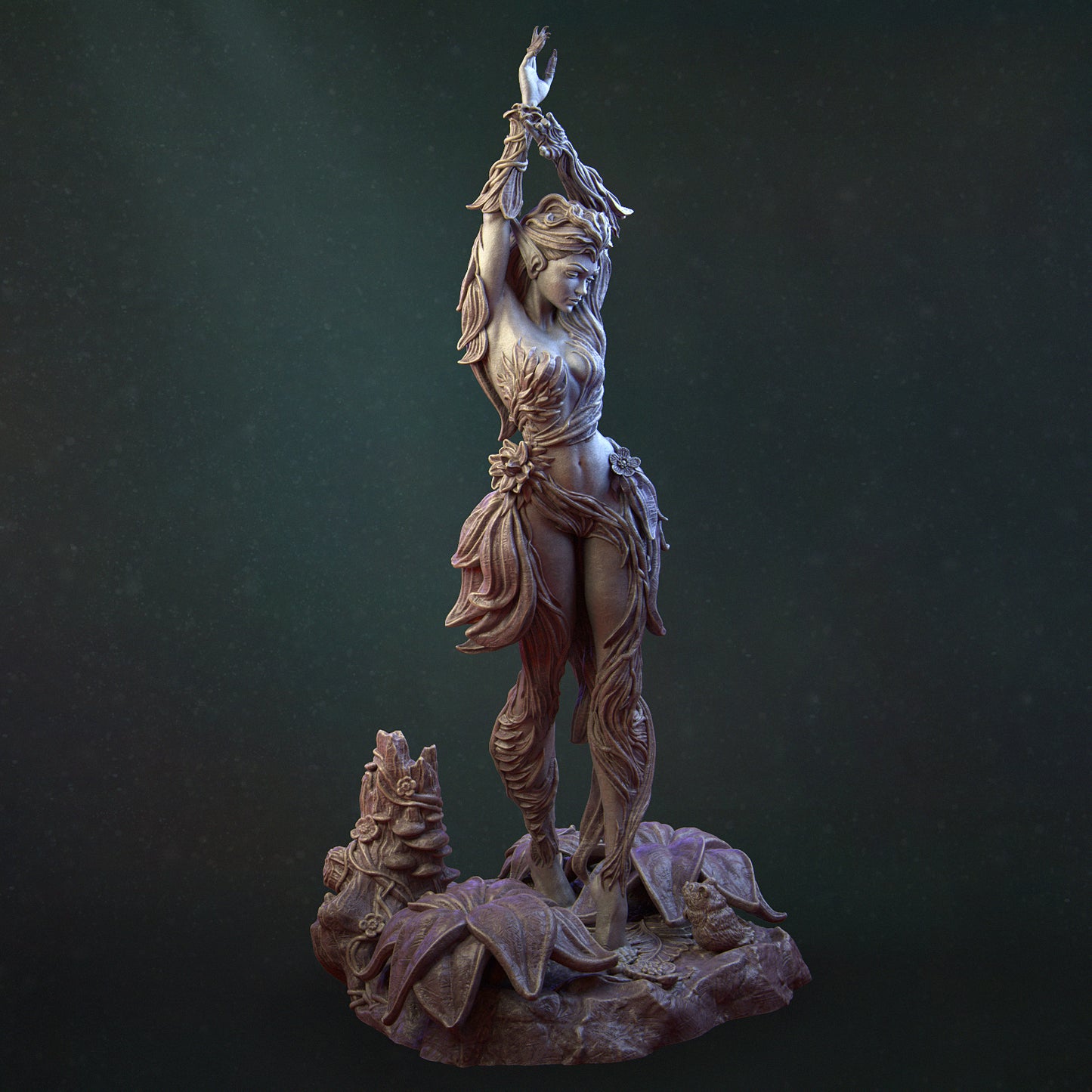 Eyrine, the Dryad | 32mm–140mm | 3D Printed Figure | Art Piece | Nerikson | Nerdy Creations
