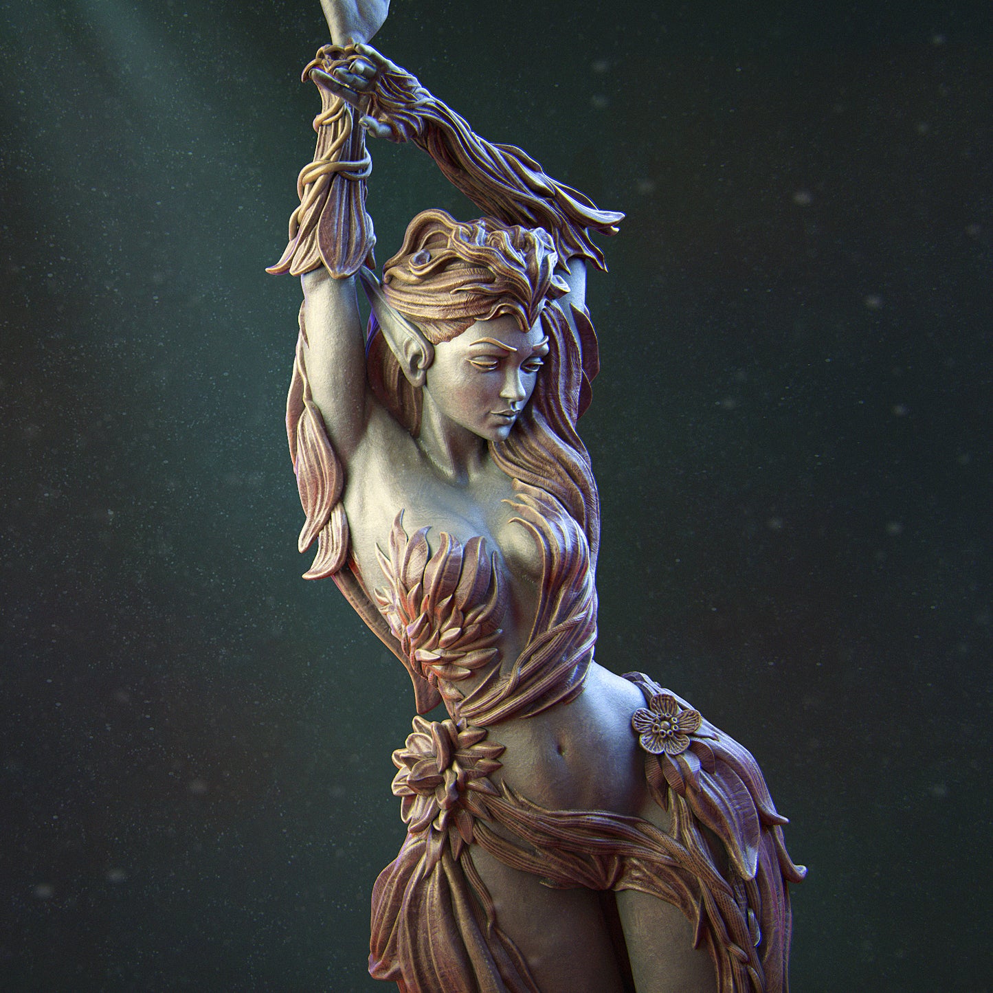 Eyrine, the Dryad | 32mm–140mm | 3D Printed Figure | Art Piece | Nerikson | Nerdy Creations